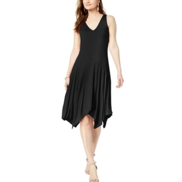 INC Petite Handkerchief Hem Dress, Sz S - Picture 1 of 6